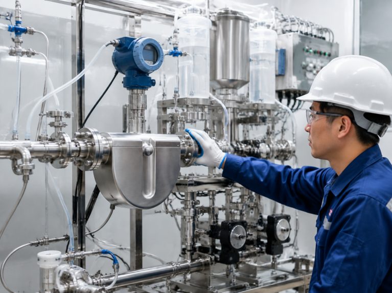 丹东科里奥利液体质量流量计